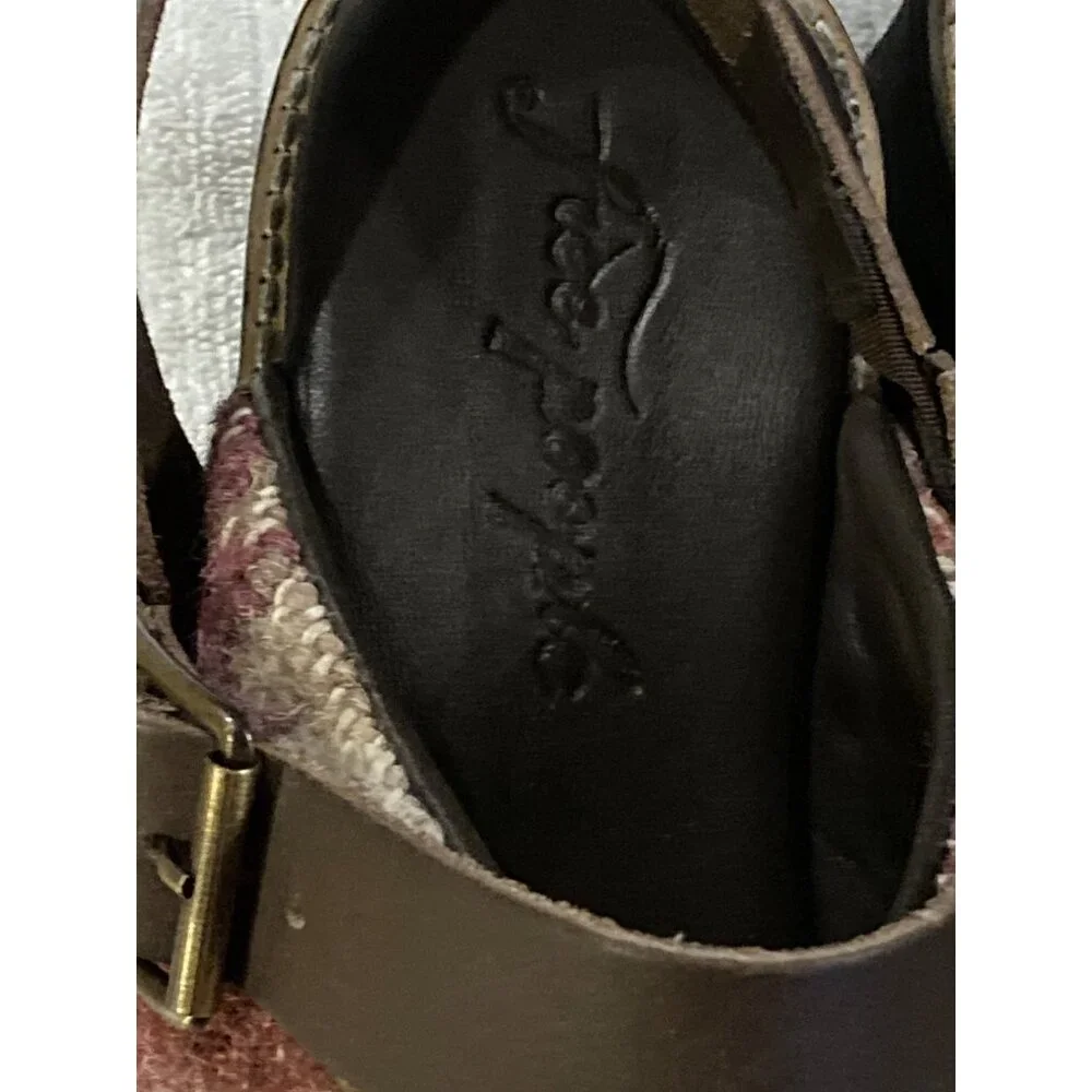 Free People Astrid Platform Clogs Mule in Mulberry Mix - Women's Size 11 US New - Picture 6 of 7